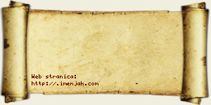 Isidora Šerović vizit kartica